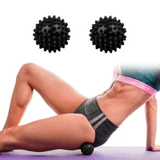 inSPORTline Supaiku Massageball 2 Stück - schwarz