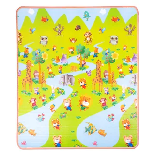 Rollende Kindermatte inSPORTline Lhotino 150x180x1,5 cm - Pláž/Farma