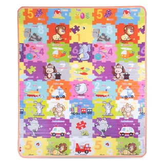 Rollende Kindermatte inSPORTline Lhotino 150x180x1,5 cm - Pláž/Farma