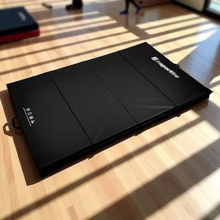 Faltbare Gymnastikmatte inSPORTline Kvadfold 200x120x5 cm - braun