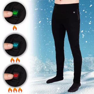 W-TEC beheizte Herrenhose Insupants - schwarz