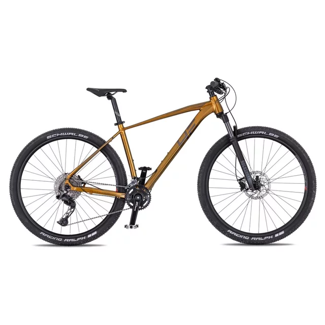 Mountainbike 4EVER Firetrack 29'' - Modell 2025 - pearl black / hologram - dark gold / iron