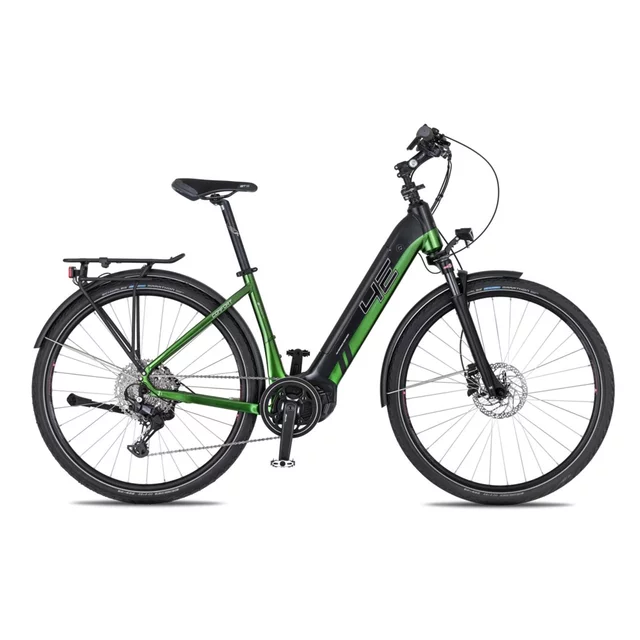 Trekking e-Bike 4EVER Comfort Elite 720Wh 28" - Modell 2025 - snake green/black - snake green/black