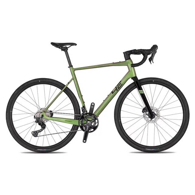 Gravel-Rad 4EVER Grizzly Race 28" – Modell 2026 - coral/black - dragon green