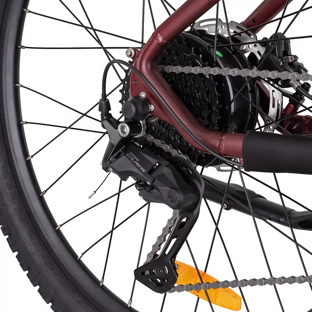 inSPORTline ISL Cleora 648 Wh 27,5" Damen-E-Mountainbike – Modell 2026 • Reichweite bis zu 150 km • 156–181 cm - Coral Orange