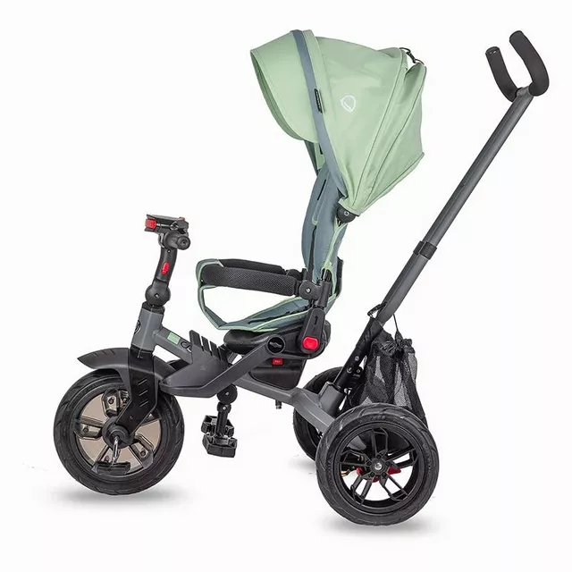 Kinderdreirad mit Führungsstange Coccolle Pianti - Mint Green