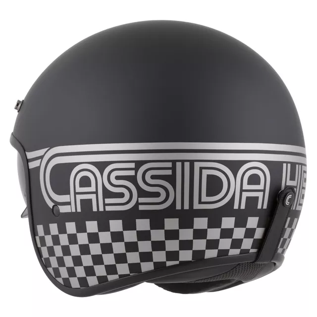 Motorradhelm Cassida Oxygen Rondo 2.0 schwarz matt/silbern