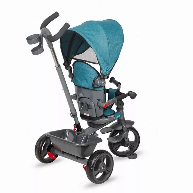 Kinderdreirad mit Führungsstange Coccolle Primo - magenta