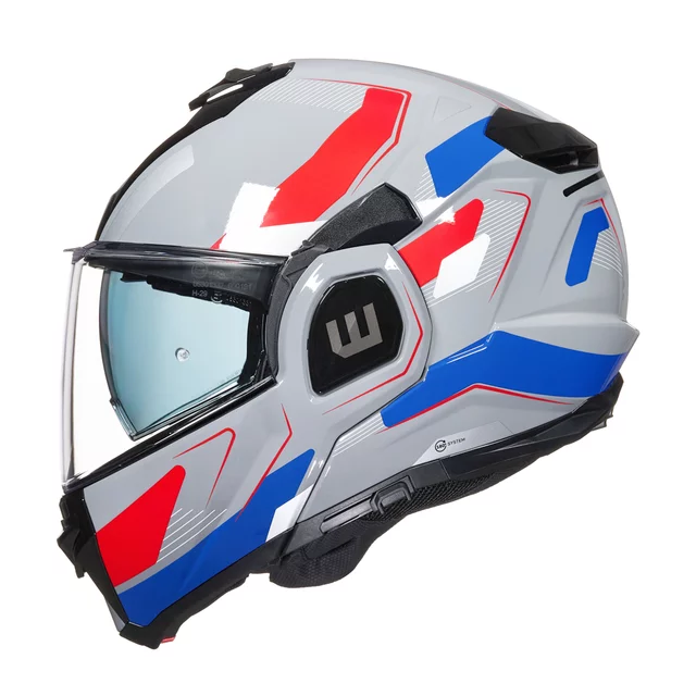 W-TEC Zoroz P/J klappbarer Motorradhelm - Glossy Tricolor