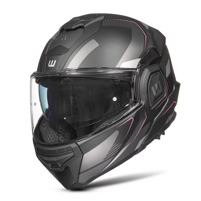 W-TEC Zoroz P/J klappbarer Motorradhelm - Glossy Tricolor