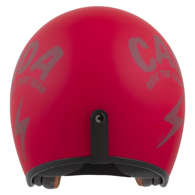 Cassida Oxygen Gear 2.0 Motorradhelm rot matt/dunkelrot