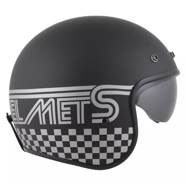 Motorradhelm Cassida Oxygen Rondo 2.0 schwarz matt/silbern