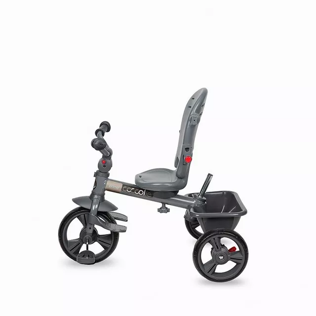 Kinderdreirad mit Führungsstange Coccolle Primo - magenta