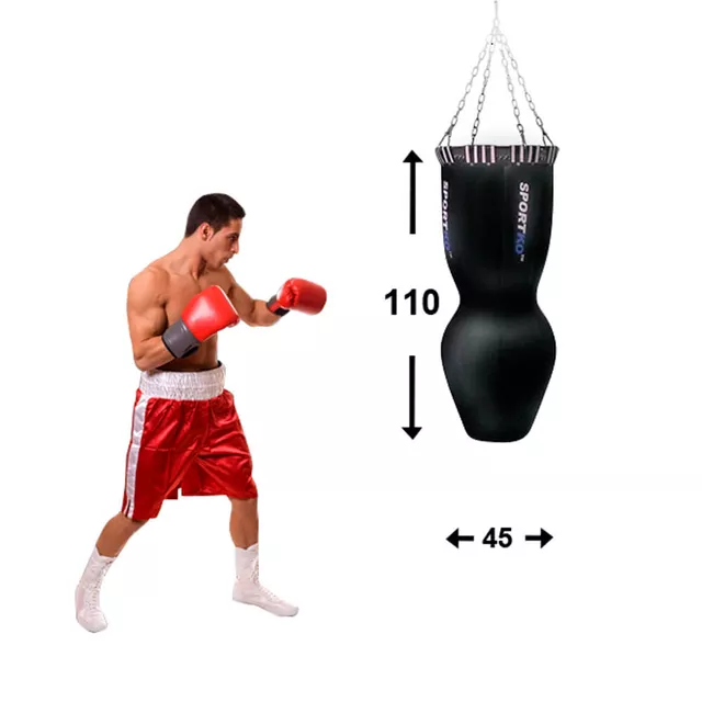 MMA SportKO Silhouette MSP 45x110 cm Boxsack - rot