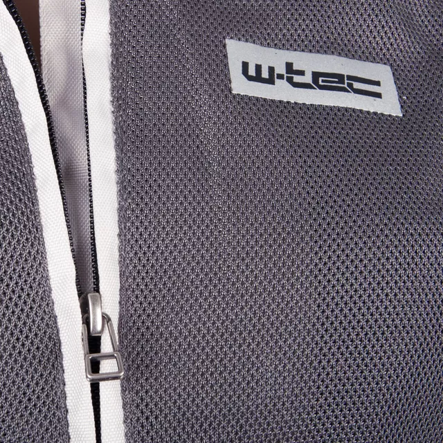Damen Motorradjacke W-TEC Lucina - grau-cremeweiß