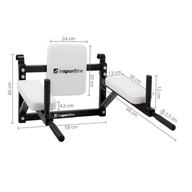 inSPORTline LCR-11114B Barren für Sprossenwand - schwarz