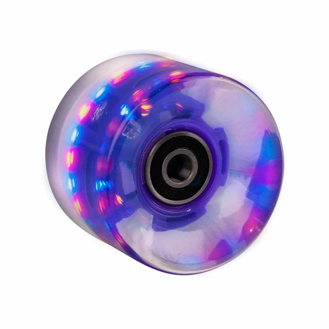 Leuchtendes Rad für das Penny Board 60 × 45 mm inkl. der Lager ABEC 7 - dunkel lila - dunkel lila