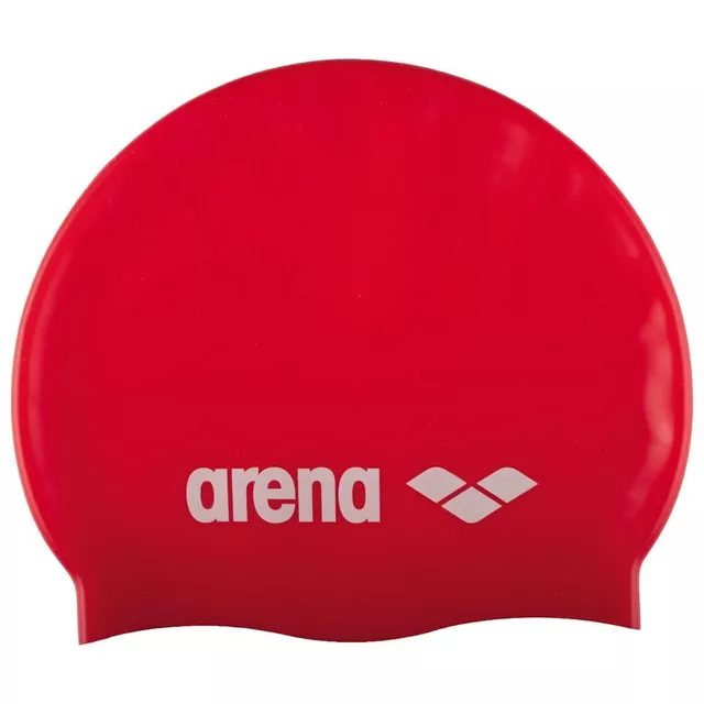 Badekappe Arena Classic Silikon - fluo grün - rot