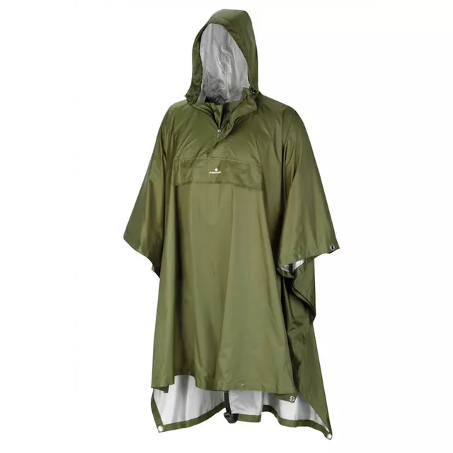 Poncho Regenmantel FERRINO Todomodo RP 2025 - olivgrün - olivgrün