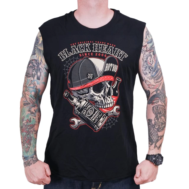 Ärmelloses T-shirt BLACK HEART Commander - schwarz