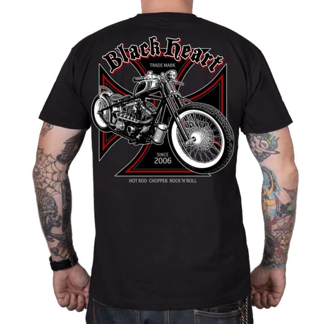T-shirt BLACK HEART Grinder - schwarz