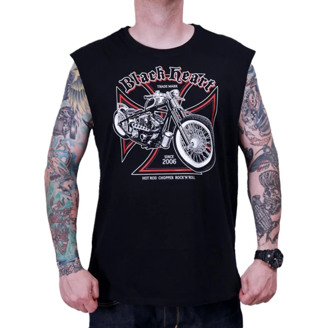 Ärmelloses T-shirt BLACK HEART Grinder - schwarz - schwarz