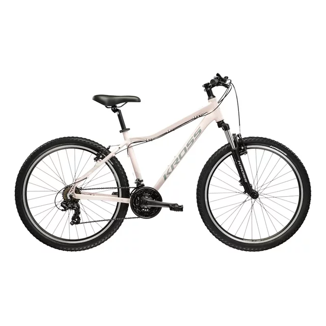 Damen-Mountainbike Kross Lea 1.0 26" - Modell 2026 - růžová/šedá/mat - růžová/šedá/mat
