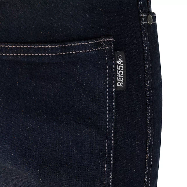 W-TEC Pawted Motorradjeans mit wasserdichter Membran - dunkelblau