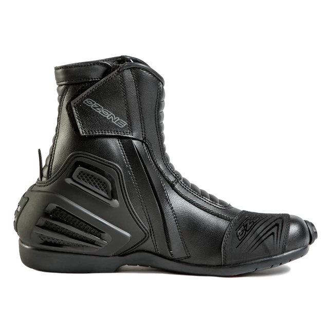 Motorradstiefel Ozone Urban II CE - schwarz-rot