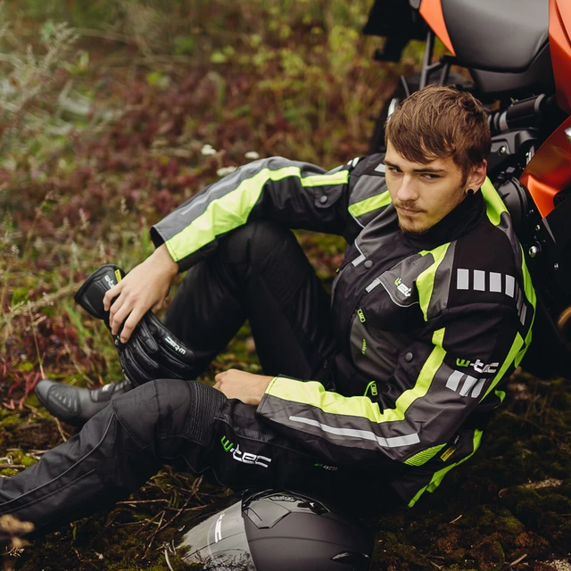 Herren Softshell Motorsporthose W-TEC NF-2607 - schwarz