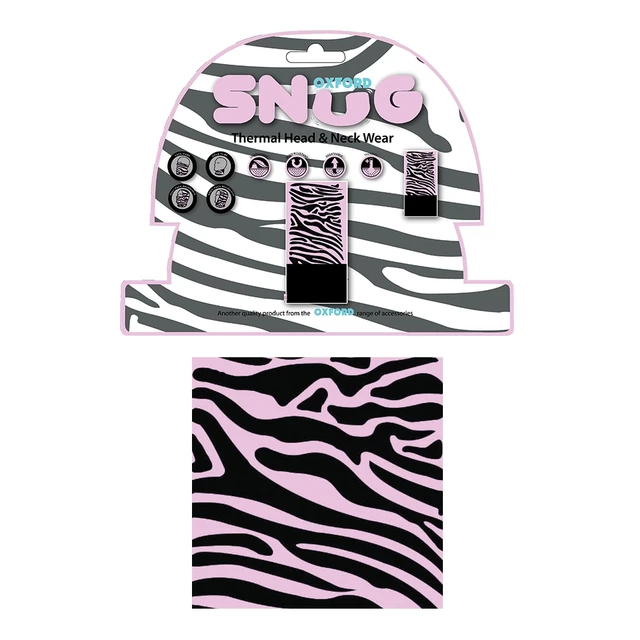 Universal Halswärmer Oxford Snug - Pink Zebra - Pink Zebra