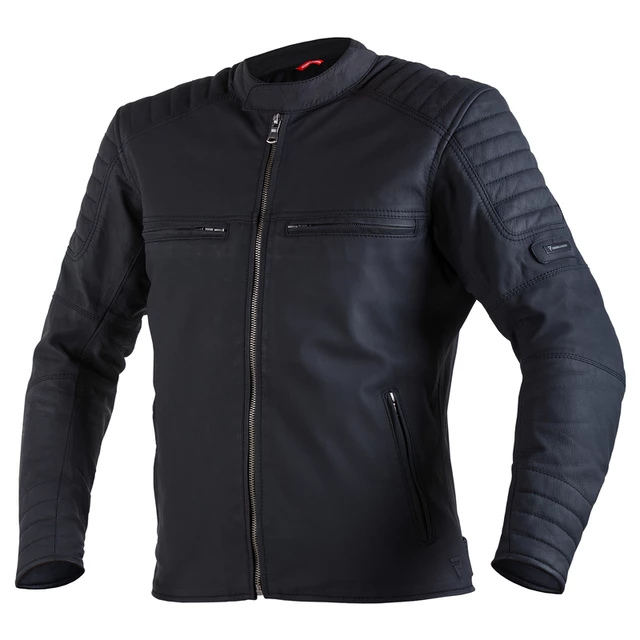 Rebelhorn Hunter Pro CE Motorrad Lederjacke - Vintage Black - schwarz