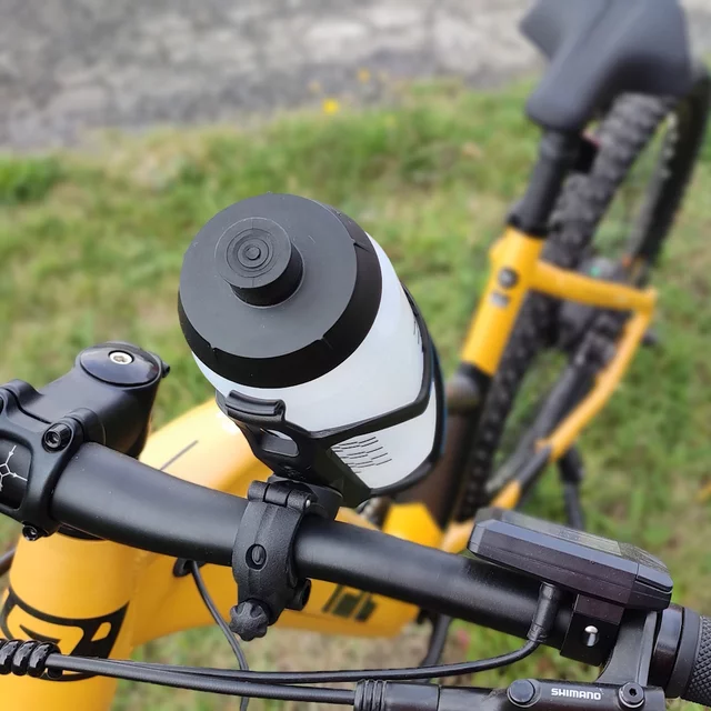 Flaschenhalter mit Griff Nexelo Bottle Cage - schwarz-blau