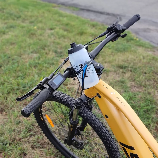 Flaschenhalter mit Griff Nexelo Bottle Cage - schwarz-blau