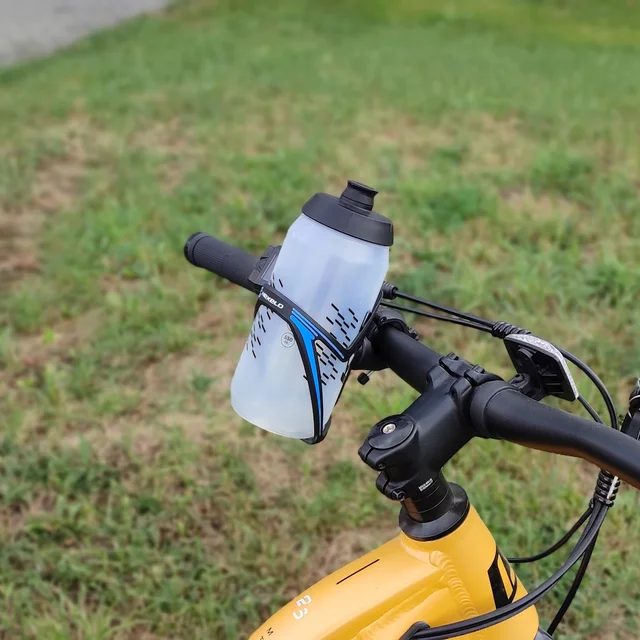 Flaschenhalter mit Griff Nexelo Bottle Cage - schwarz-blau