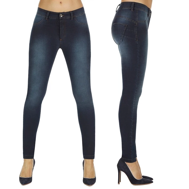 BAS BLEU Timea Damen Formgebende Leggins - dunkelblau - dunkelblau
