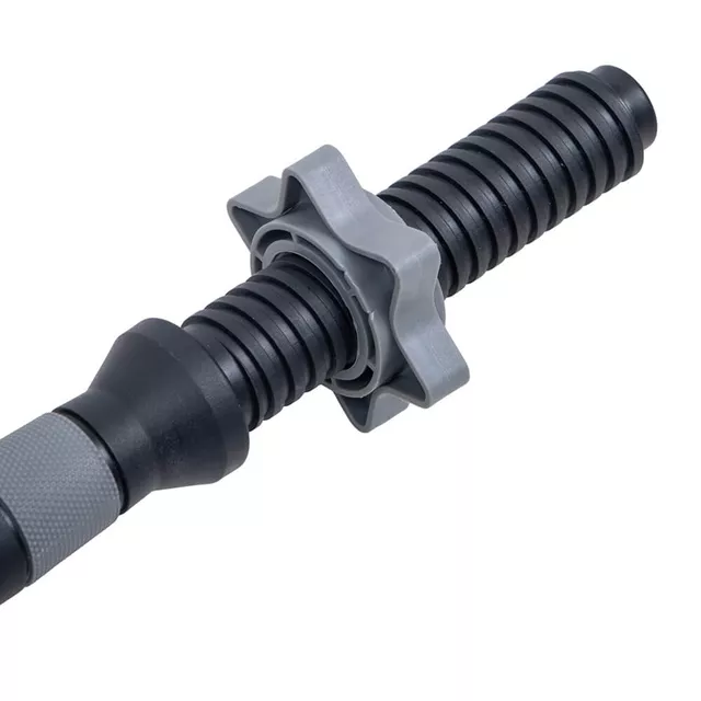 Stiel für Einhandhantel inSPORTline Plafor 41cm/30mm Kunststoff, mit Gewinde und Klemmen