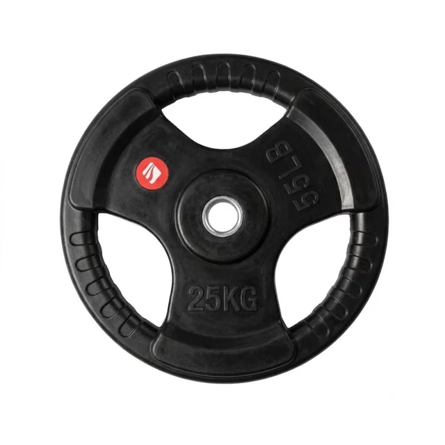 Gummierte Scheibe inSPORTline Graton 25 kg, 30 mm