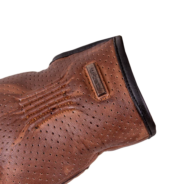 W-TEC Dahmer Leder Motorradhandschuhe - hellbraun