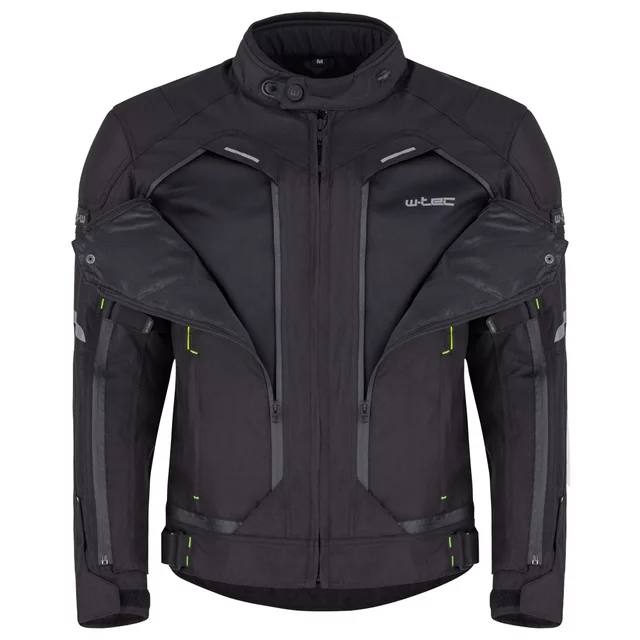 W-TEC Progair Herrenmotorradjacke - schwarz-fluo