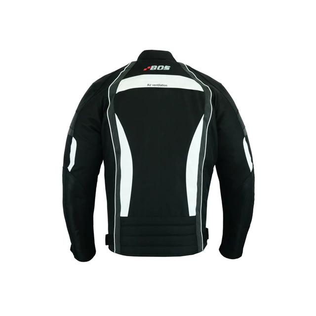 Herren-Touren-Motojacke BOS Rebstock - Weiss