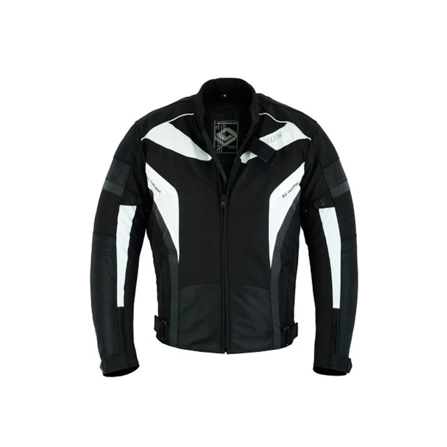 Herren-Touren-Motojacke BOS Rebstock - Weiss - Weiss