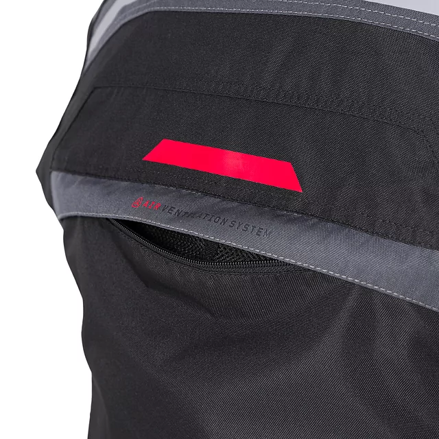 W-TEC Burdys Evo Herren-Motorradjacke - schwarz-grau-grün