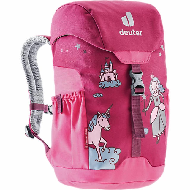 Deuter Schmusebär Kinderrucksack - azure-lapis - ruby-hotpink