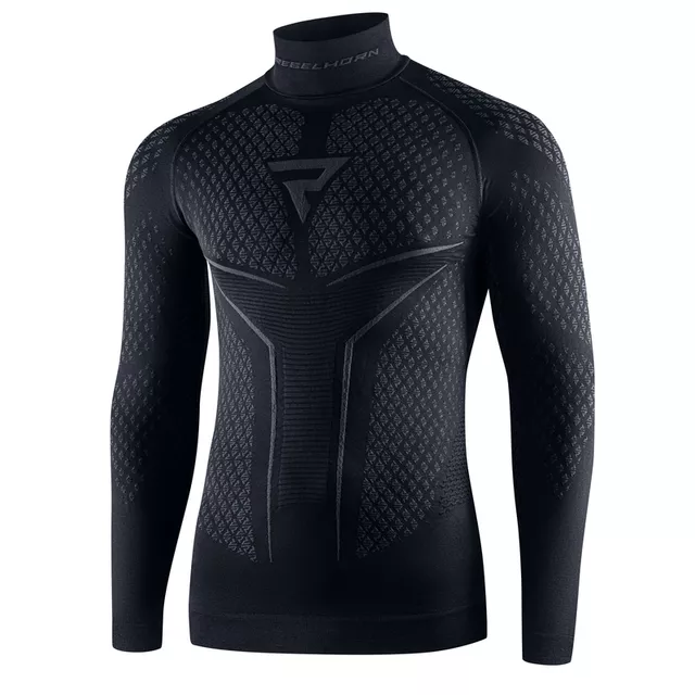 Moto Thermoshirt Rebelhorn Therm II Jersey - schwarz-grau - schwarz-grau