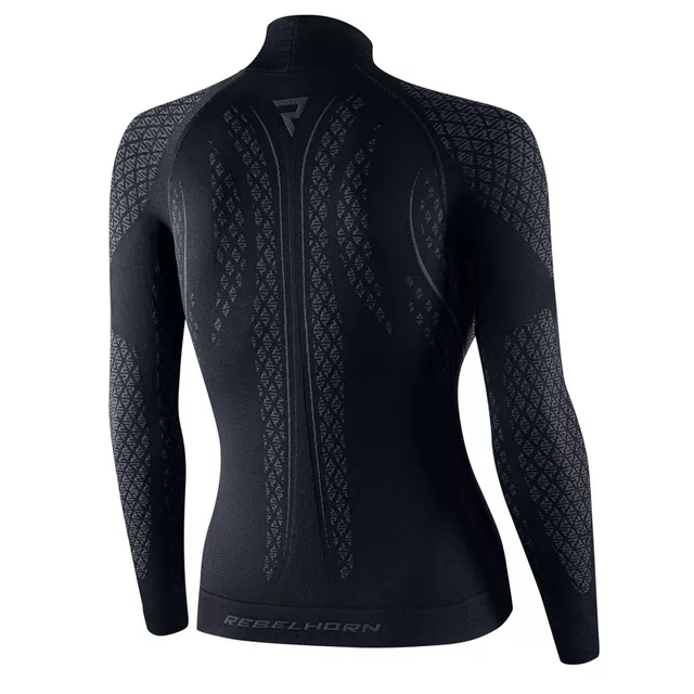 Rebelhorn Therm II Lady Jersey Damen Trikot - schwarz-grau