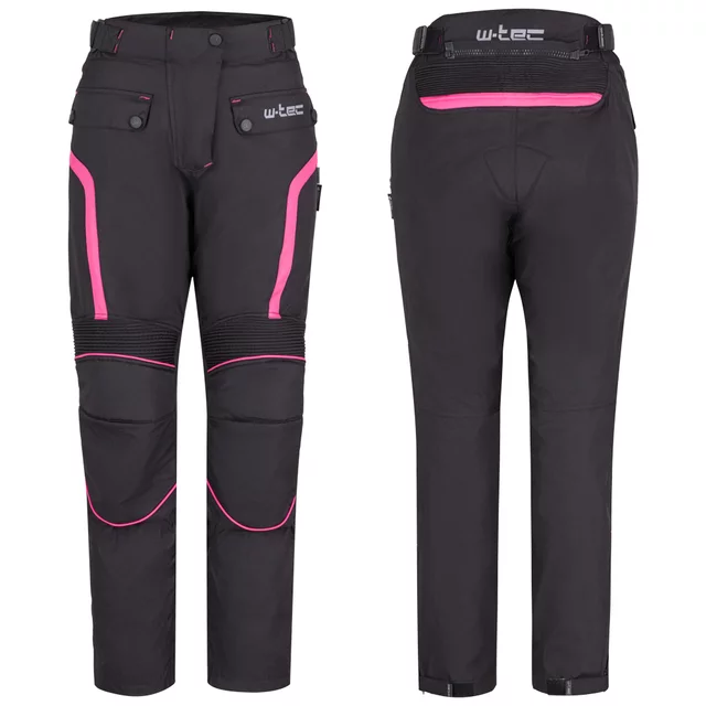 W-TEC Durmanes Damen-Moto-Hose - schwarz-rosa