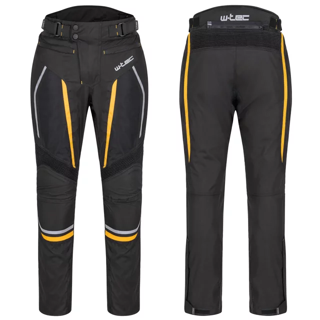 W-TEC Toranio Herren Sommer-Motorrad-Hose - schwarz-gelb - schwarz-gelb