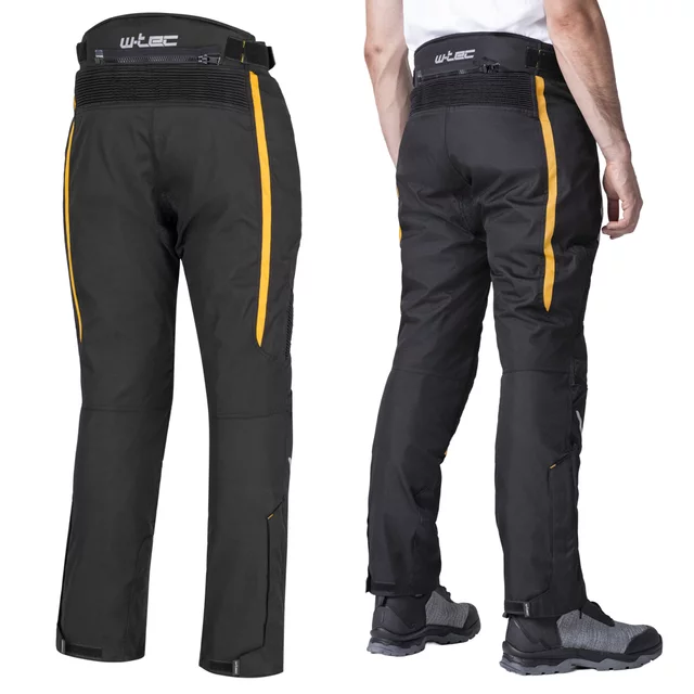 W-TEC Toranio Herren Sommer-Motorrad-Hose - schwarz-gelb
