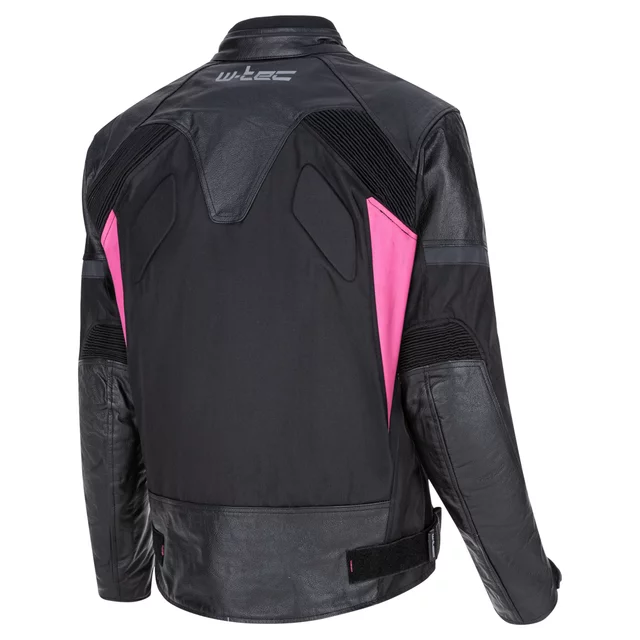 W-TEC Durmana Damen-Motorradjacke - schwarz-rosa
